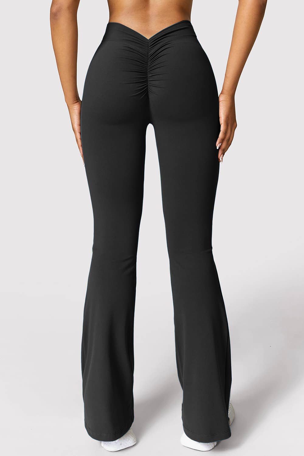Shaping High Waisted Butt Lifting Flared Leggings