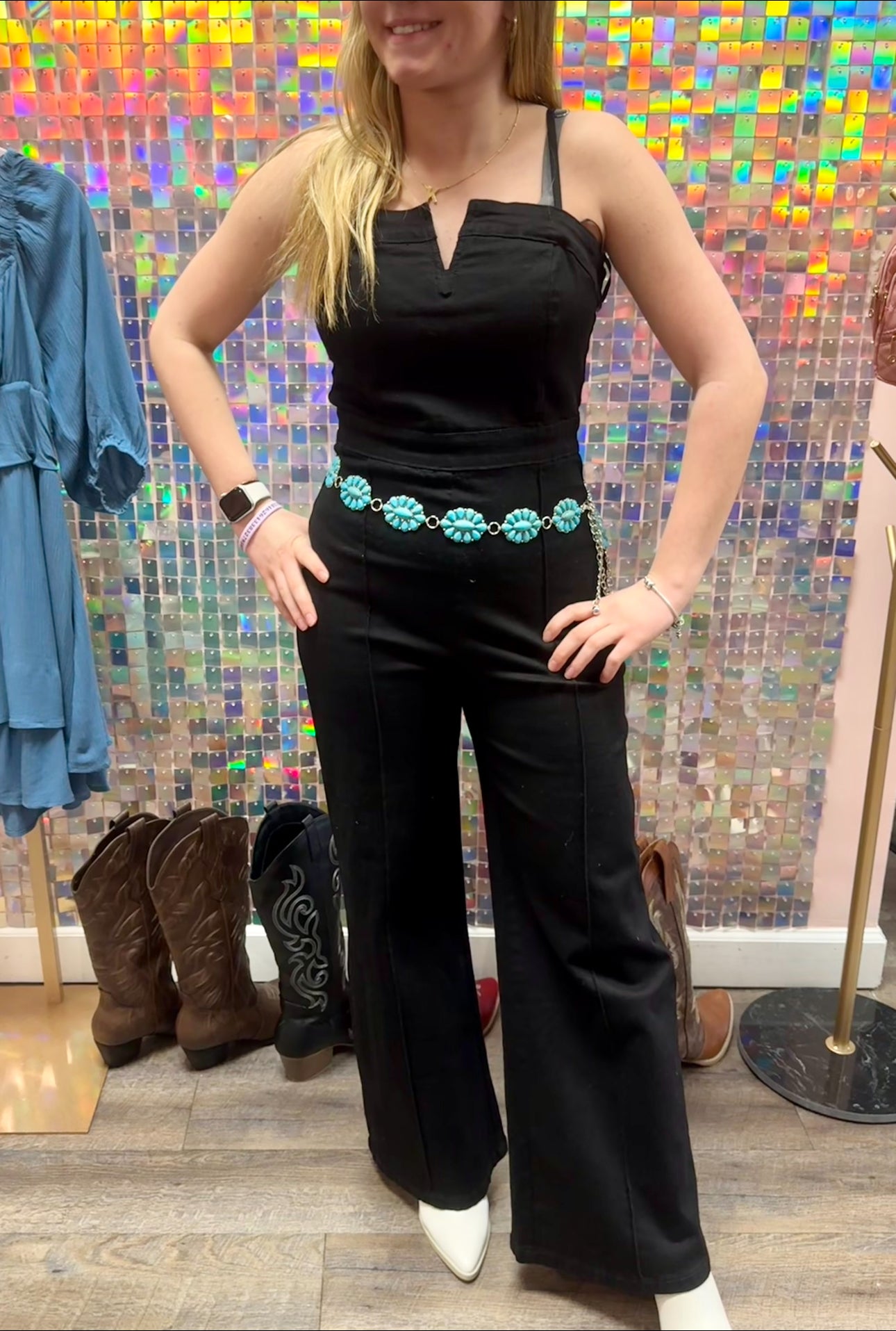 Turquoise Concho Belt