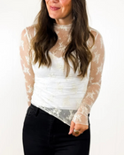 Floral Lace Long Sleeve Top