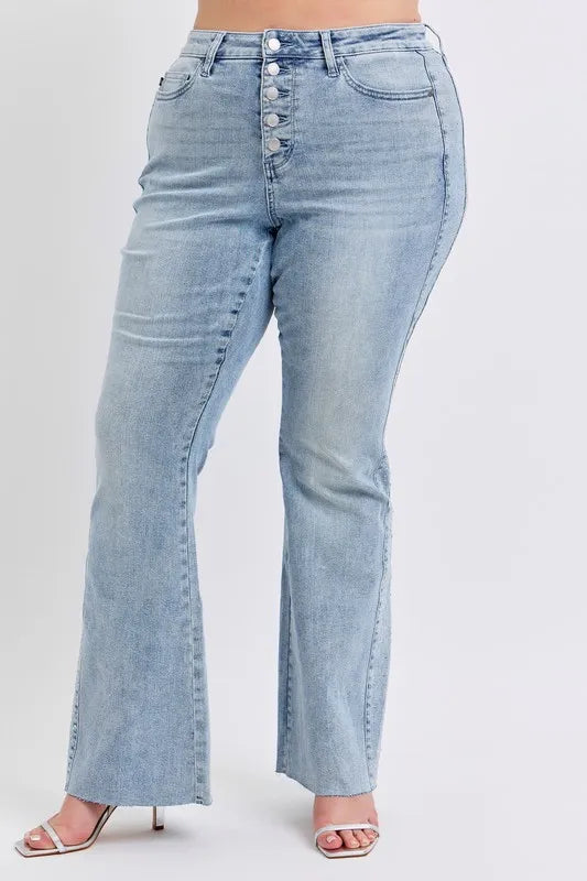 Judy Blue rhinestone flare jeans, Mid rise jeans, Rhinestone jeans, Country concert flare jeans, Judy Blue flare jeans for women, Sparkle jeans for country concert, Flare jeans with rhinestones, Western glam jeans, Festival denim, Jeans to wear with cowboy boots, Tummy Control Jeans