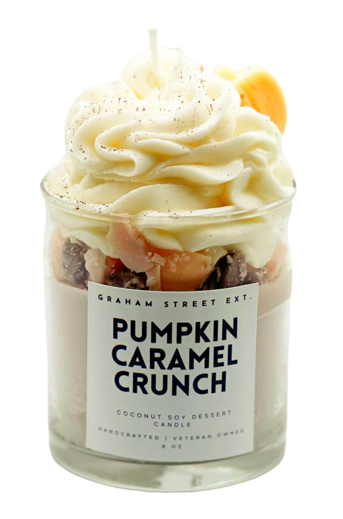 Pumpkin Crunch Cake Dessert Candle
