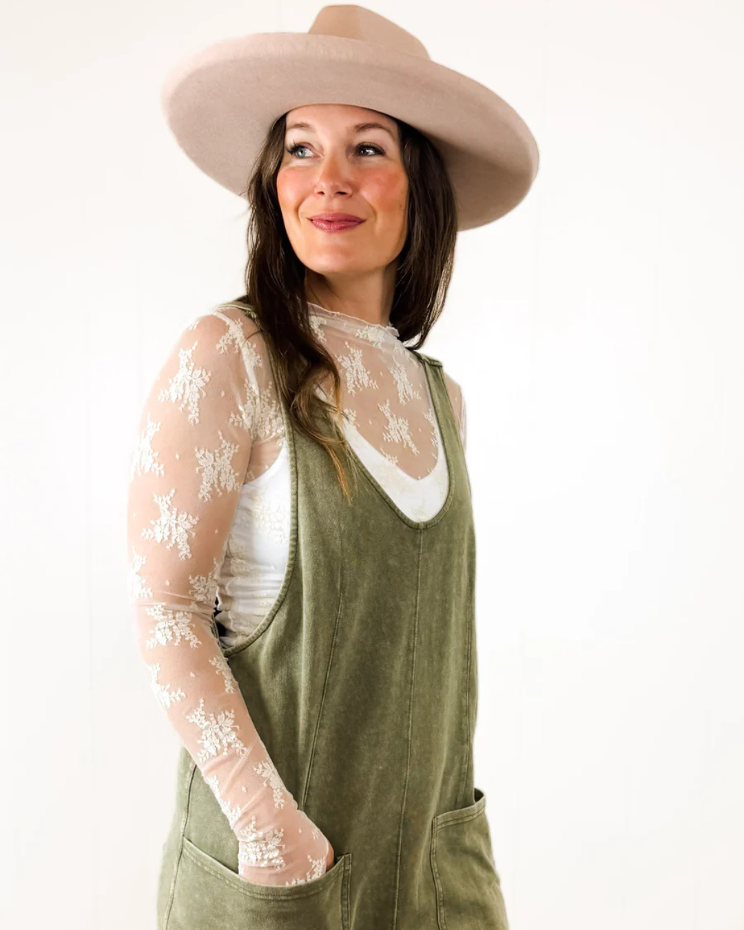 Elegant lace long sleeve top for women, featuring intricate lace detailing and a fitted, flattering design. Perfect for both casual and dressy occasions, this stylish blouse adds sophistication to any outfit. Ideal for pairing with jeans, skirts, or dress pants, this lace top offers a comfortable, breathable fit for all-day wear. Available in various sizes and colors, this long sleeve lace blouse is a versatile and timeless piece for any wardrobe