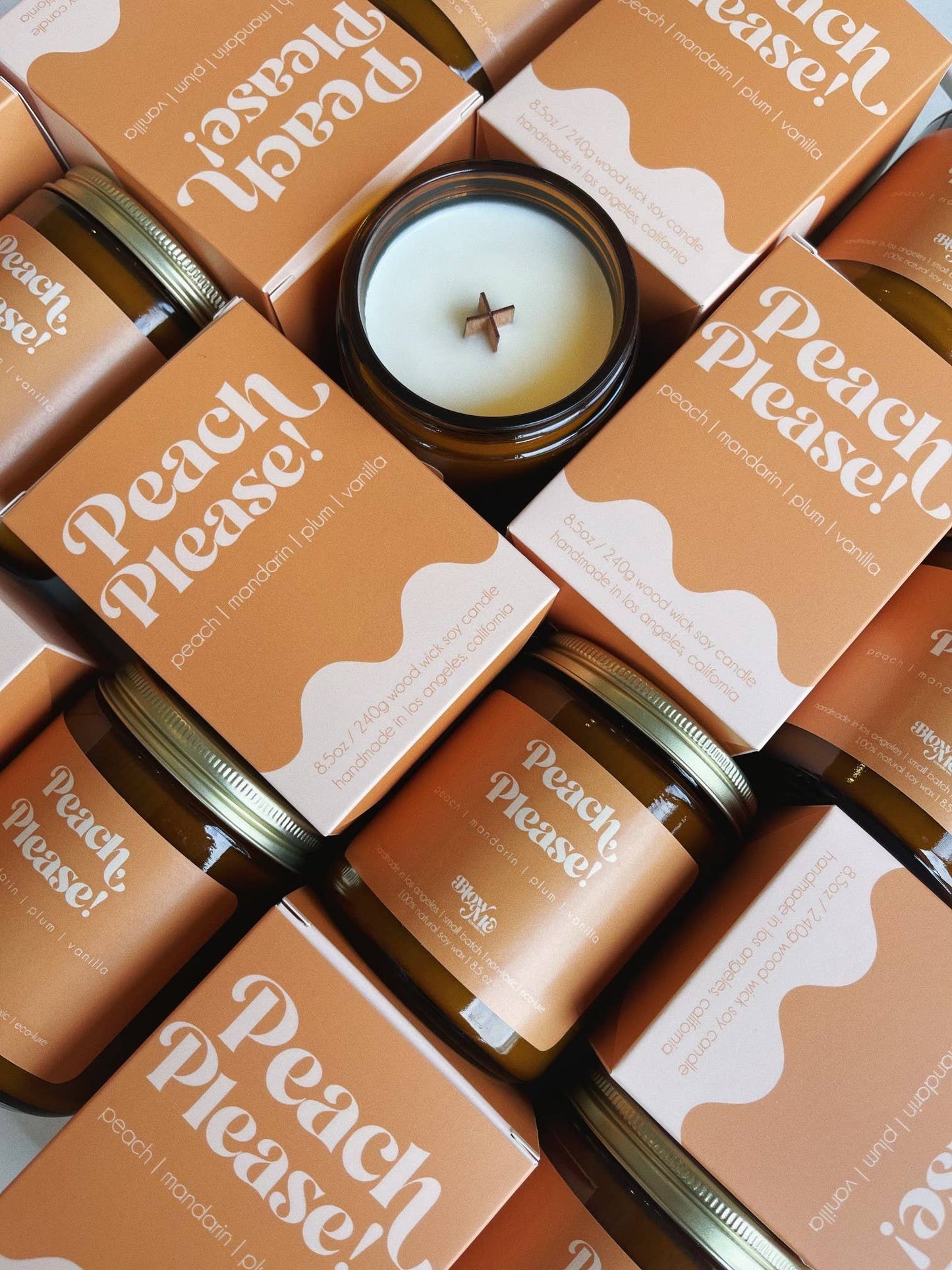 Peach Please Soy Candle-Better On Me Boutique
