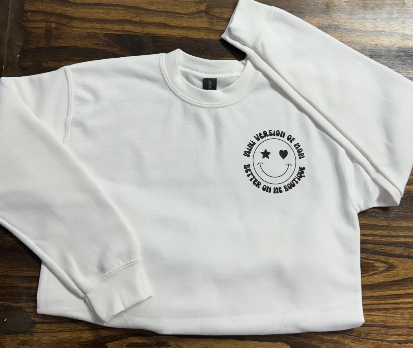 Miniature Version of My Mom Kids Crewneck