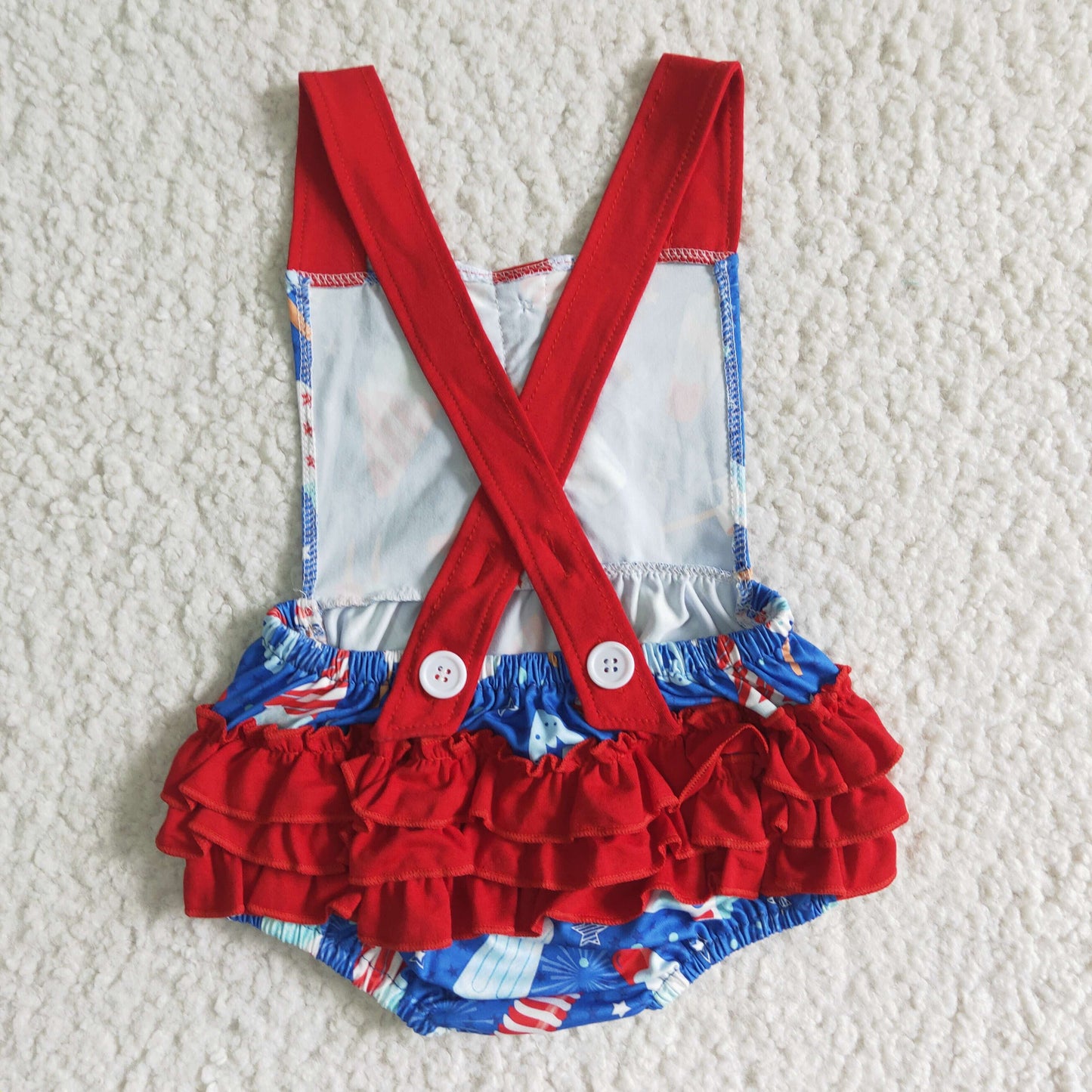 Popsicle 4th of July Bubble Romper-Better On Me Boutique