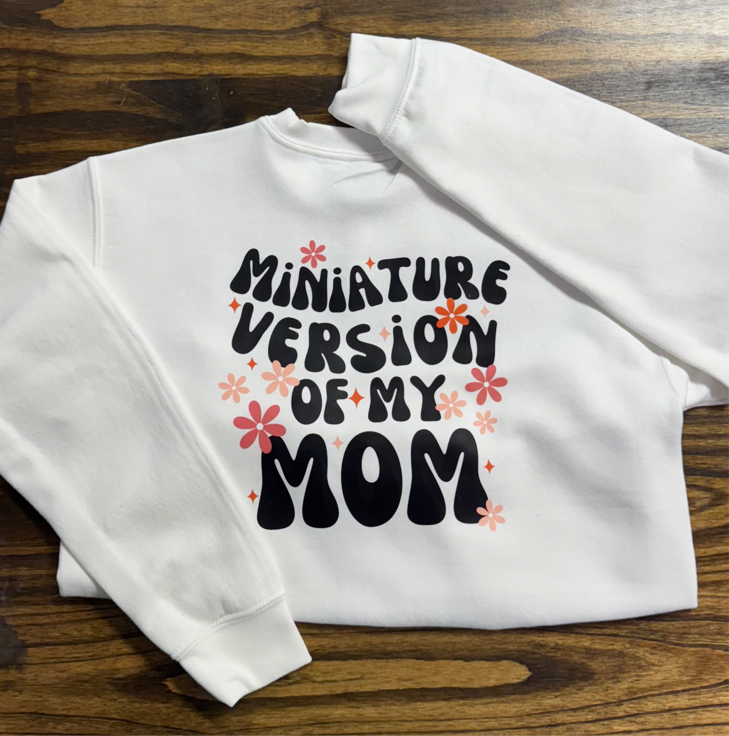 Miniature Version of My Mom Kids Crewneck