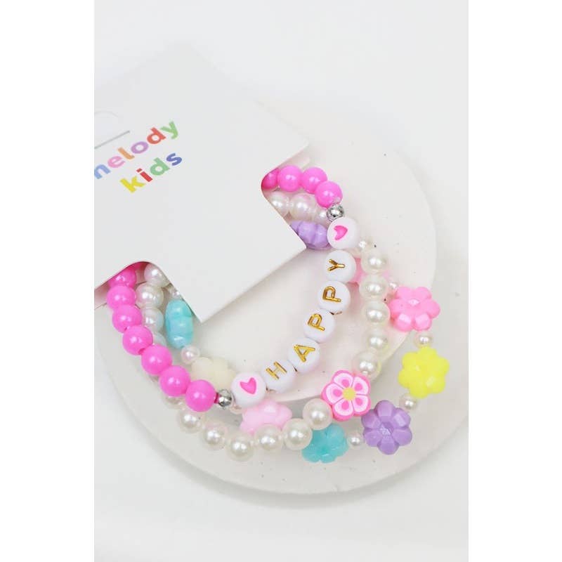 Kids Beaded Bracelet Set