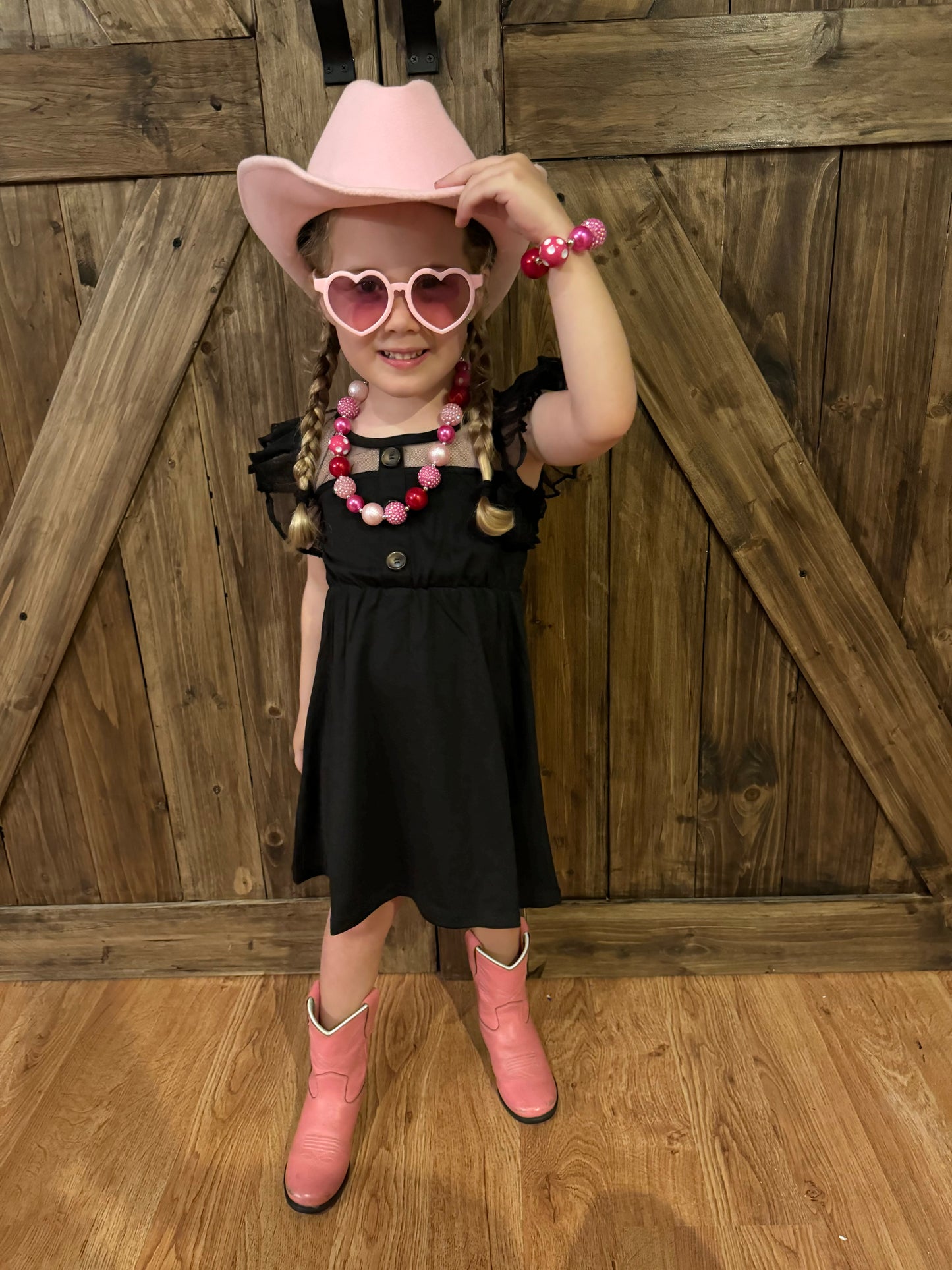 Little Black Ruffle Dress