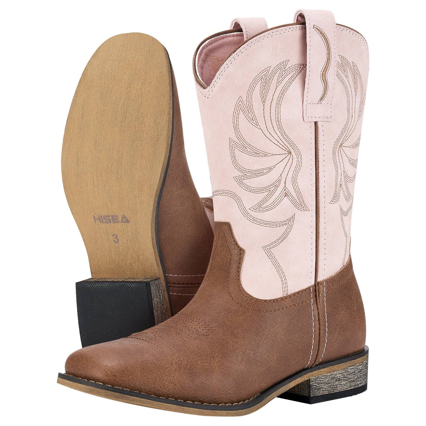 Pink Classic Western Cowboy Boots