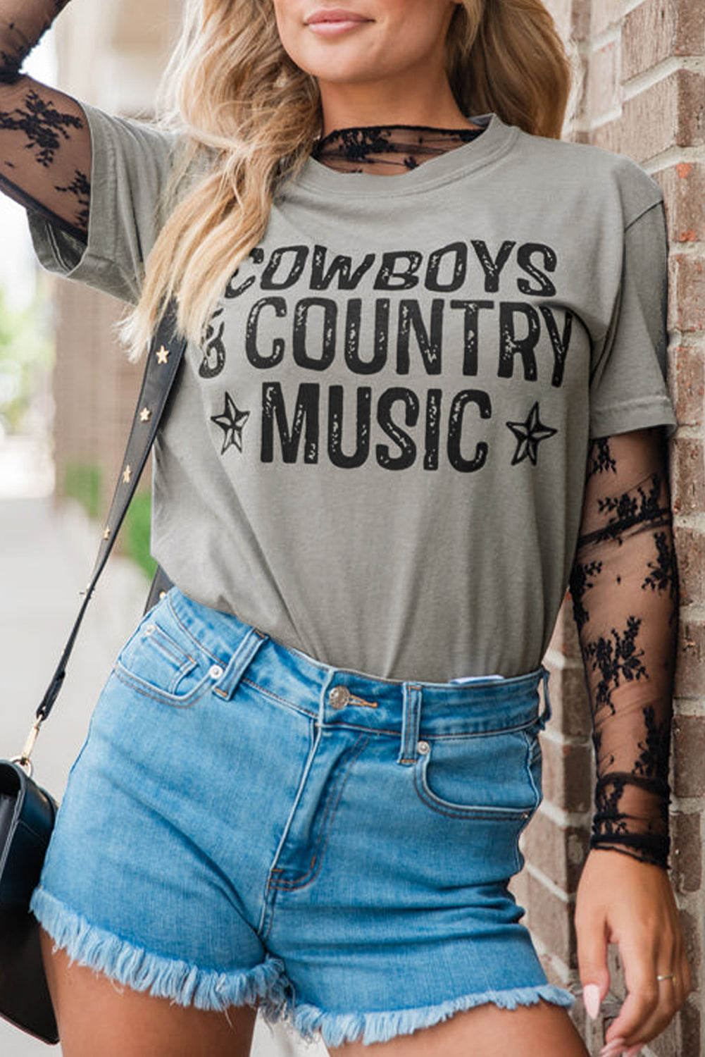 Cowboys & Country Music Graphic Tee Shirt