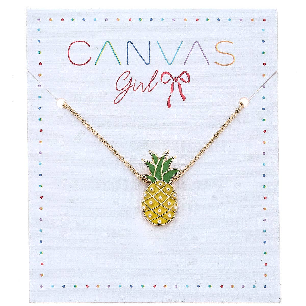 Pineapple Children's Necklace