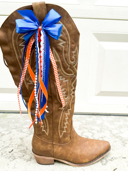 Clip-On Boot Bows – Customizable Colors & Styles