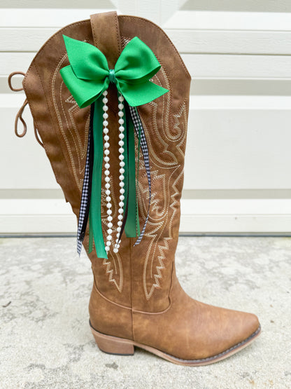 Clip-On Boot Bows – Customizable Colors & Styles