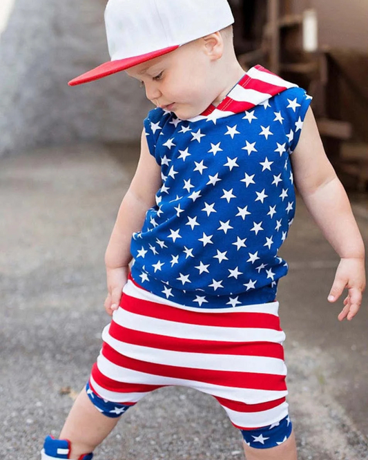 Star Striped 4th of July Outfit