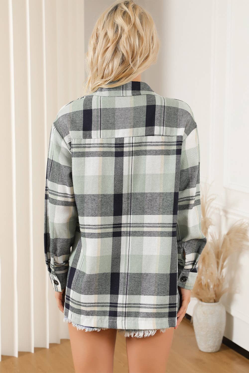 Plaid Button Up Shirt