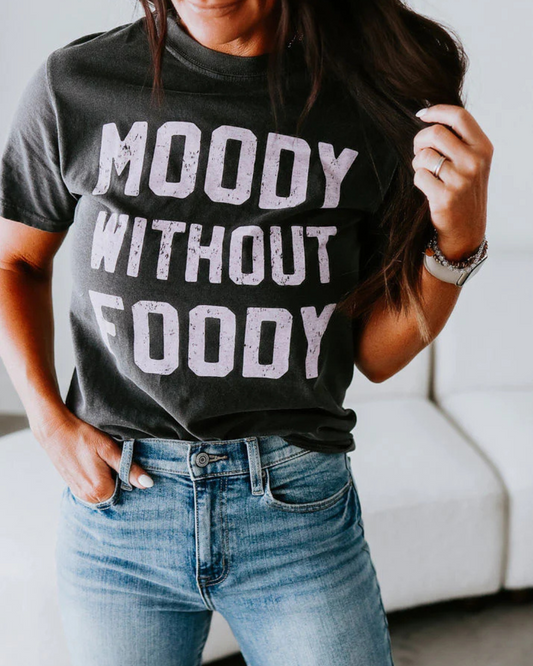 Moody without Foody Comfort Colors Graphic Tee Shirt