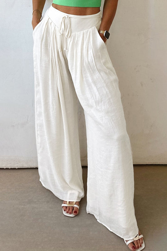 Linen wide leg pants, drop waist pants, casual summer trousers, breezy vacation pants, relaxed fit linen, neutral travel outfit, lightweight summer pants, beachy boho style, comfy chic bottoms, everyday lounge pants, wide leg resort pants